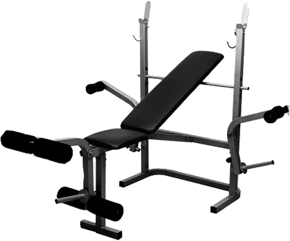Multipurpose 5 in 1 Decline Weight Lifting Bench for Home Gym (Black) Weight Limit: 220 Kg