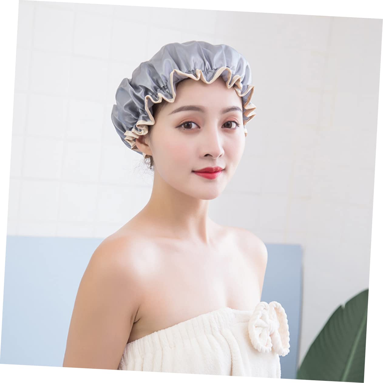 Ipetboom 3 Set di Cuffie da per Il Bagno Cuffie da Parrucchiere per Donne Isolamento Termico per Lo Styling dei 4 Pezzi * 3