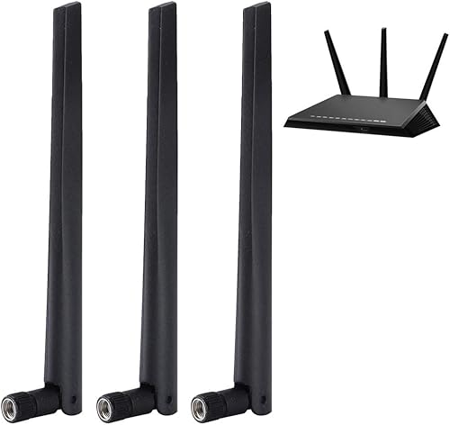 Antena omnidireccional SMA 2.4G, 5G de doble banda de red antena externa para RT AC68u