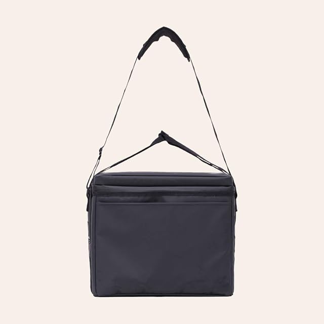 SpartanPac Hot Food Medium Delivery Bag, Insulated, Water Tear Resistant Customisable Interior for Takeaway, Restaurants, Pizza, Chinese, Indian, Picnic Cooler Bag, Catering