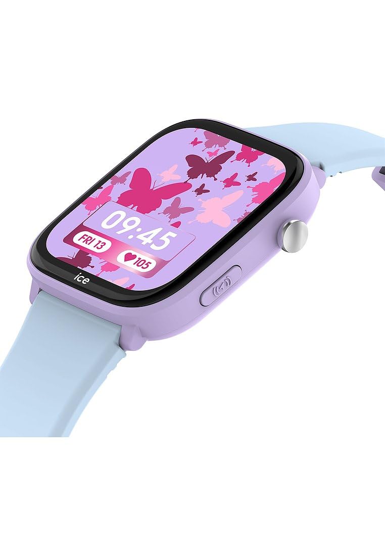 ICE-WATCH - Ice Smart Junior 3.0 Find My - Montre connectée géolocalisable pour Enfant avec Bracelet en Silicone (1.75 Pouces) - Compatible Find My, sans abonnement et sans Carte SIM