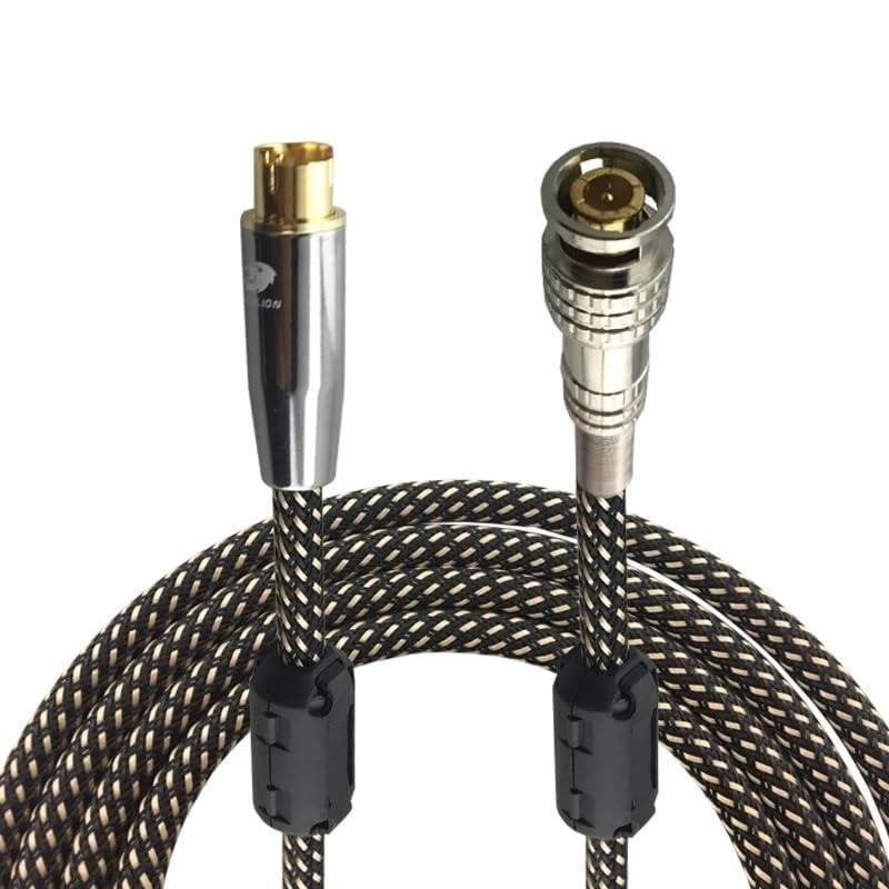 Video Cable 4-pin Male S-Video to BNC Male Female 75-5 Surveillance Video Signal Connection Cable Q9 Video Security Cable OFC(#b,5m)