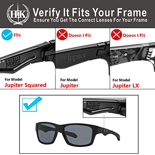 Verres remplacement Oakley Jupiter Squared bleu titanium emerald green - 2