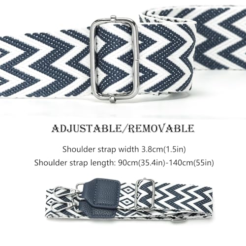 JSDOST Bauchtasche Damen klein Crossbody Bag Umhängetasche Damen Handtasche Veganes Leder Tasche Blau