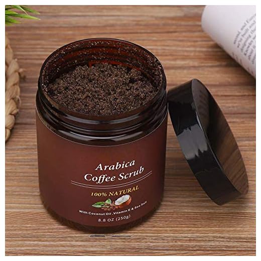 Naturlig kaffe kropp Skrubba grädde, näSkräck hud peeling kropp Skrubba, Anti-Åldrande Brinnande Fett hud Vård 250 g
