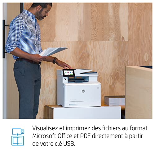 Image of HP Color LaserJet Pro Multifunction M479fdn Laser Printer with One-Year, Next-Business Day, Onsite Warranty (W1A79A)