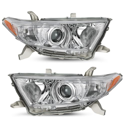 Image of JSBOYAT Halogen Headlight Assembly Fits for 2011-2013 Toyota Highlander