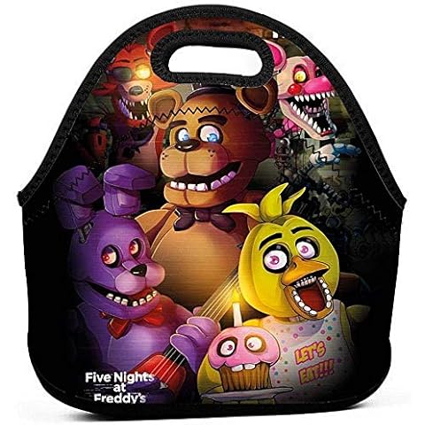 Cooler Tote Bag,Freddy-Group-Chica Portable Bento Lunch Bags Boxes Case Tote Lunch Multifunction Handbag Cover
