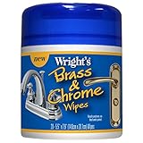 Wright's Brass & Chrome Wipes, 20 count