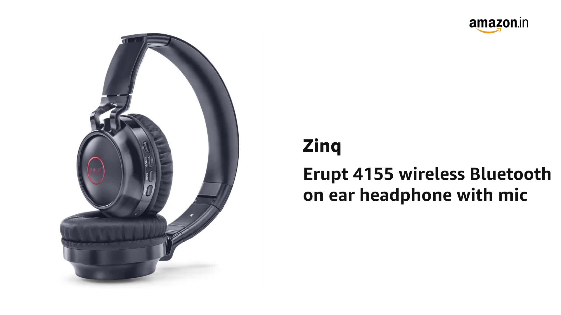Zinq Technologies Erupt ZQHP-4155 Bluetooth Wireless On Ear