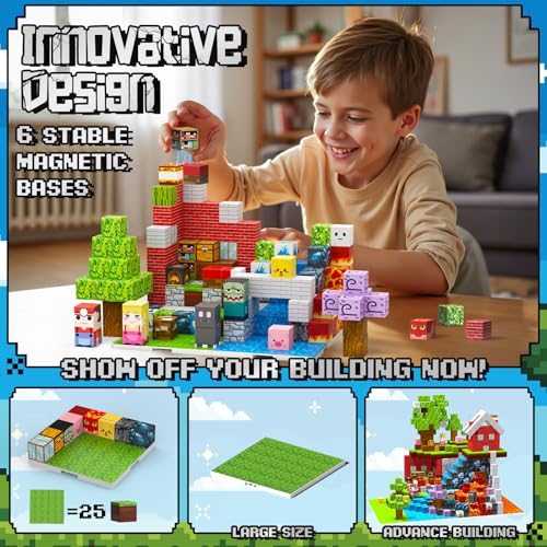 iKidiki 200 Pcs Magnetic Blocks - Image 2