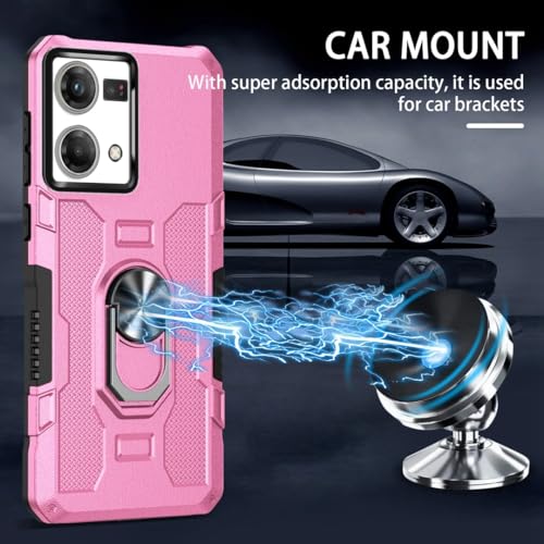 Coque Oppo Reno7 antichoc rose résout le risque de casse PC - 4