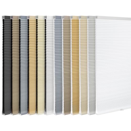 LazBlinds Cordless Cellular Shades, 31'' W x 64'' H, Cream
