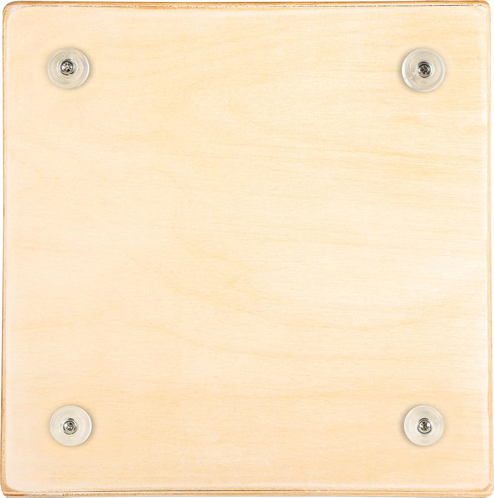 Meinl Percussion Snarecraft Cajon Instrument - Drum Box Compatto con 2 Cordiere - Superficie di Suono Radica (SC80BW)
