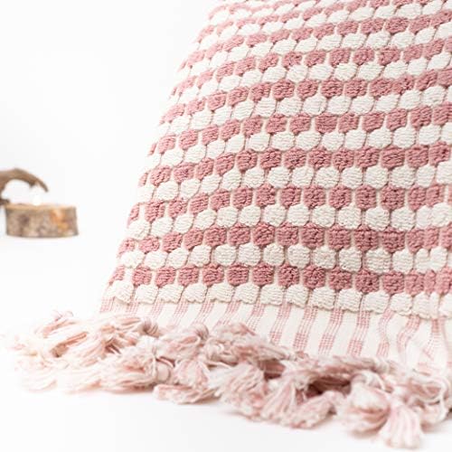 Organic Turkish Cotton Hand Towels for Bathroom | Oversized - 17 x 35 Inches | Large Soft Plush Fluffy Highly Absorbent Towels for Kitchen, Hand and Face (Mauve, Bath Towel)