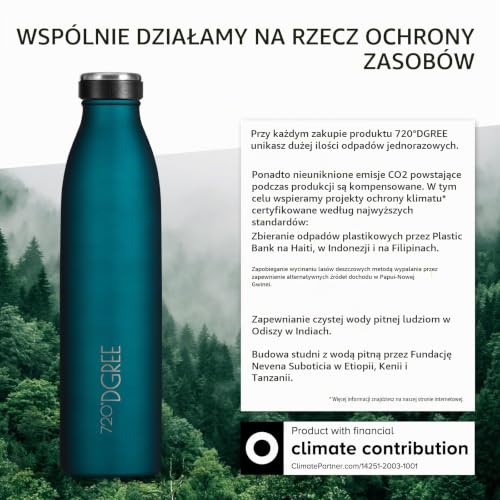 720°DGREE Butelka izolowana 750 ml "MilkyBottle" - 12 godzin gorąca, 24 h