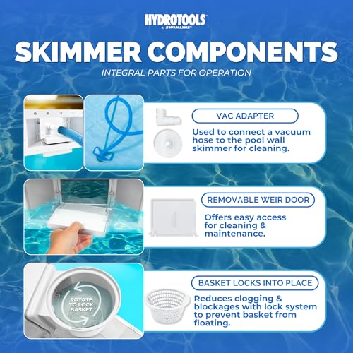 Épuisette de surface Hydrotools 8939 pour une piscine propre tout l'été