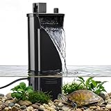 fishkeeper Turtle Tank Filter for Reptiles Frogs,...