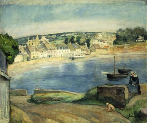 Peinture murale du Paysage breton pour sublimer la décoration de votre salon