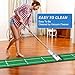 Ponsonbay Golf Putting Mat Indoor & Outdoor Professional Golf Practice Putting Green Mat with Distance Marker Anti Slip Backing Golf Training Accessories Portable Matt