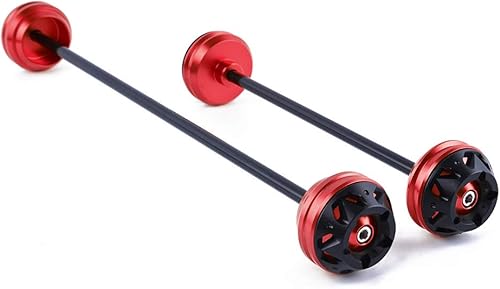 Tapones deslizantes para horquilla delantera de aluminio CNC para motocicleta Yamaha TMAX 500 530 2009 2010 08-11, Rojo