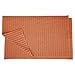 Superior Striped Bath Mat 2-Pack, 100% Combed Cotton, Luxury Spa Ribbed Texture, Durable and Washable Bathroom Mats - Copper, 22" x 35" each
