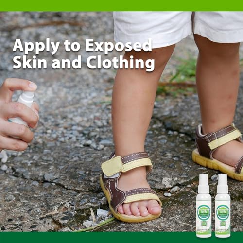 Insect Repellent Spray for Kids People Skin Bug Spray Travel Size Plant-Based Ingredients to Repel Mosquitoes Outdoor 2fl oz (2 Pack) - Thumbnail 3