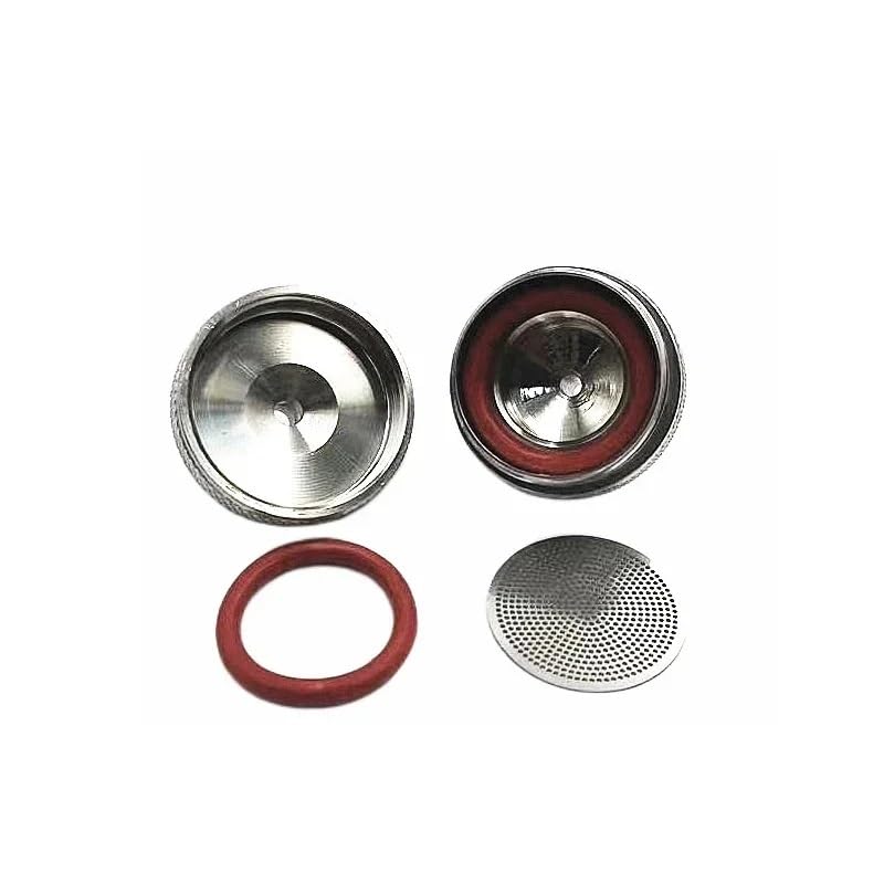 Soporte de filtro, soporte microinyector laboratorio 13 25 50 mm, cabezal inyector desmontable acero inoxidable, reemplazable sello PTFE(13mm)(13mm)