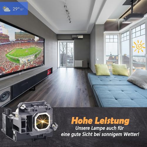 Supermait NP15LP 60003121 A+ Qualität Ersatz Projektorlampe Birne mit Gehäuse Kompatibel mit NEC M230X M260W M260X M260XS M300X M230XG M260XG M300XG M300XSG M260WG ME270XC NP-M300X+