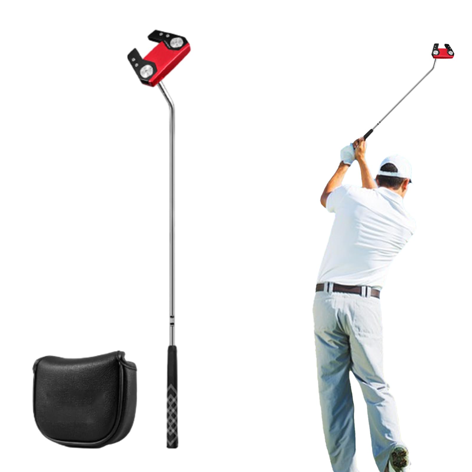 Putters De Golf para Hombres Diseño Ambidiestro Reversible De Doble Cara