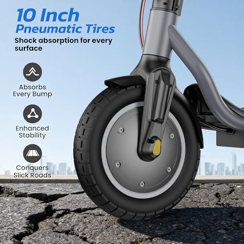 Image of Electric Scooter, 500W /750W Powerful Motor, 22 /25 MPH Top Speed & 23 /28 Miles Range, 9.3 inch /10 inch Tires, Foldable Commuter Scooter for Adults and Teens with Dual Braking,Cruise Control,APP Control