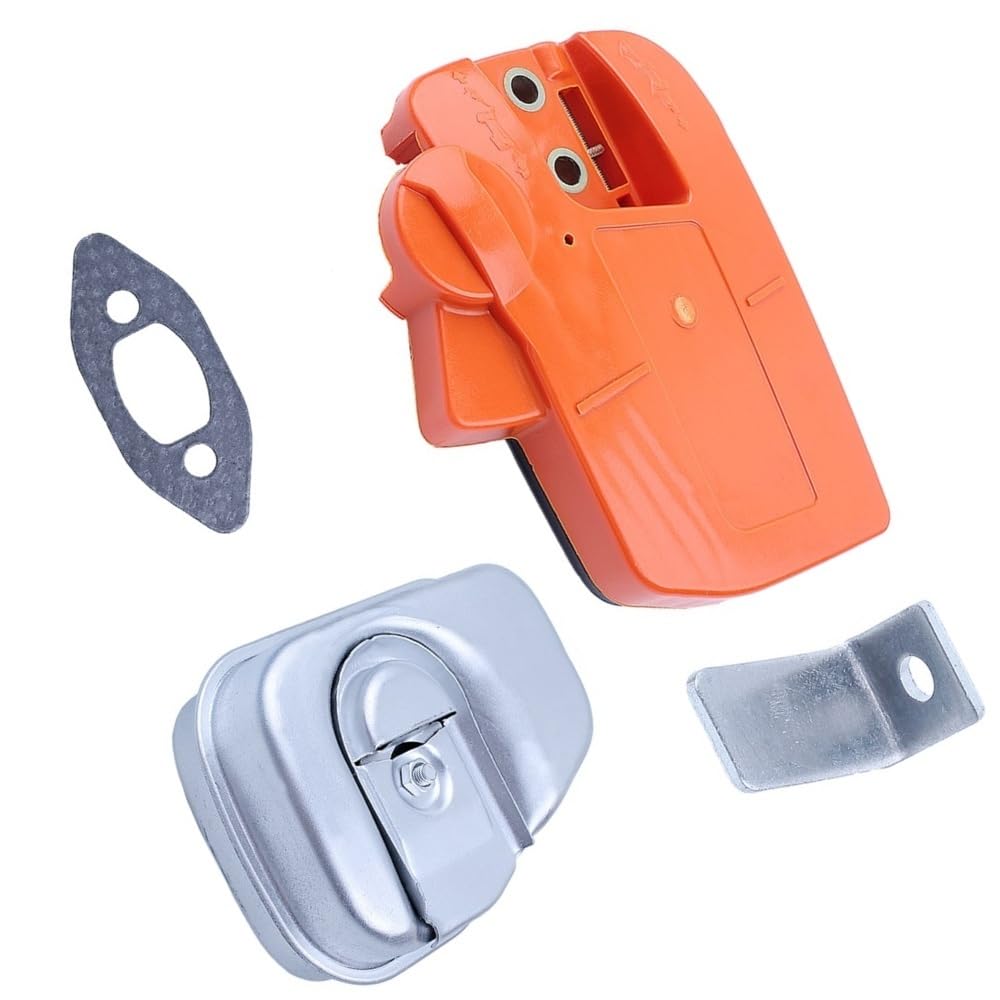 Tapa de Embrague con Freno de Cadena Compatible con motosierras 235, 240 y 235E. Repuesto con Junta y atrapacadenas.