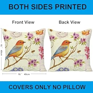 Springoutdoorbirdflowerdecorativethrowpillowcoversbothsideshummingbirdprintdesignlinen16x16setof4withzipperforpatiohomecouchsofabedroomdecor Urban Country Home Decor Spring outdoor bird flower decorative throw pillow covers both sides hummingbird print design linen 16×16 set of 4 with zipper for patio home couch sofa bedroom decor urban country home decor