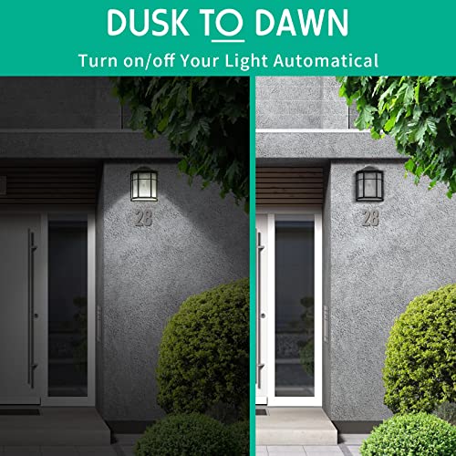 Funtery Light Sensor Socket Adapter Dusk To Dawn Light Bulb Sockets Light Sensor For Outdoor Lighting Compatible With E26/E27 Lamp Bulbs For Porch Garage Garden Toilet Indoor Outdoor (6 Piece) #TOP2