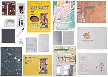 yusakuページ Amazon | つくるんです® 日本語説明書付 3D ウッドパズル ブックヌック