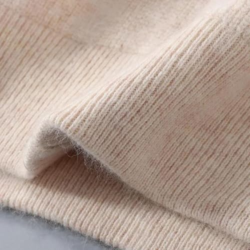 Cárdigan de cachemira pura para hombre suéter de punto prémium con cuello alto de invierno 5