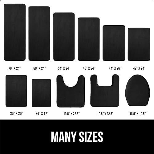 Miniatura 10 de Gorilla Grip - Tapetes de baño gruesos de espuma viscoelástica, terciopelo suave y absorbente, puntos duraderos en la parte inferior, lavables a