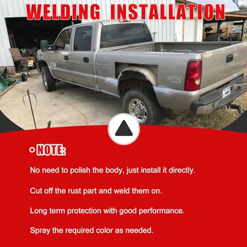 Elitewill EW-C742V01 Truck Bed Upper Rear Wheel Arch Skin Repair Quarter Panels Fit thumb #3