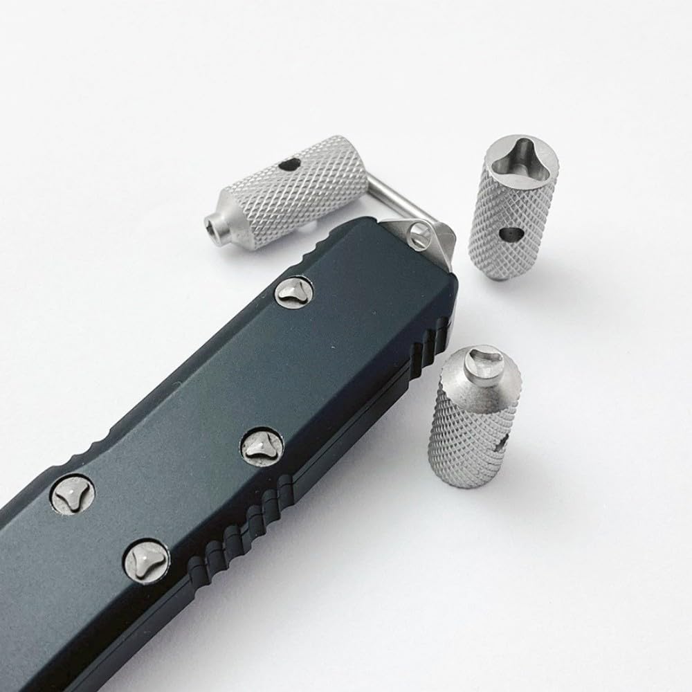 1 Set Knife Screwdriver Triangle Removal Tool Compatible with Microtech Ultratech UTX-85 Troodon Knives UT Screw DIY Repair Accessories