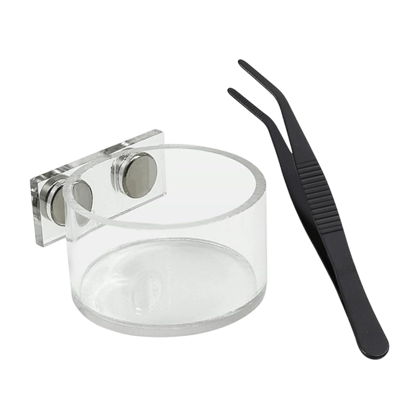 Jumping Spider Water Dispenser - Magnetic Reptile Bowl Habitat Accessories | Enclosure Supply for Tarantula Praying Mantis Gecko Small Reptiles - Cage Drinking Bowl - Durable Spider Life