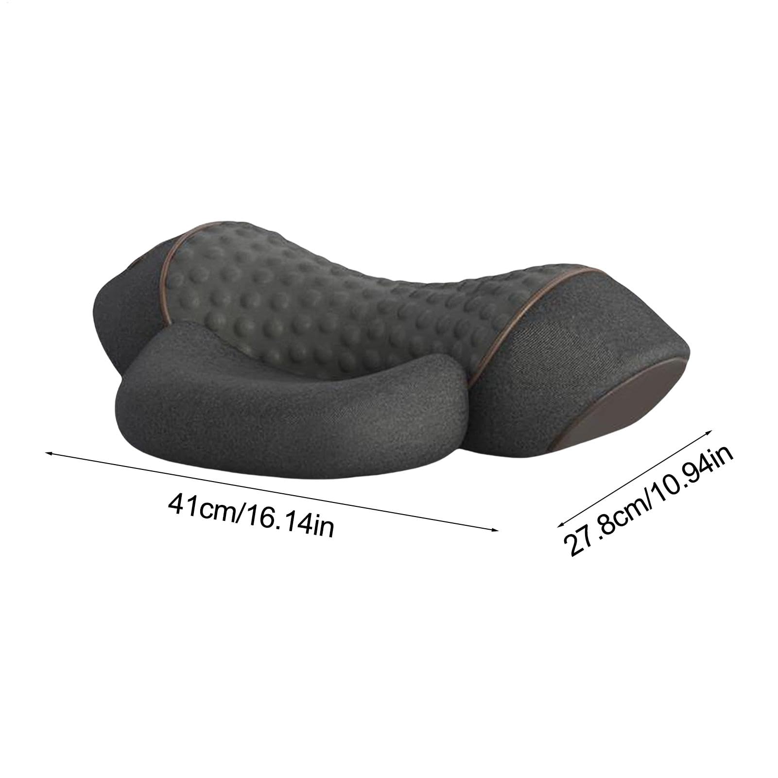 Massaggiatore per collo, massaggiatore a caldo, 16,14 x 10,94 in tessuto profondo massaggio al collo, funzione di trazione rilassamento, sonno dispositivo, per uso domestico, Shoulders, stress | profondo massaggio al collo, funzione di trazione rilassamen
