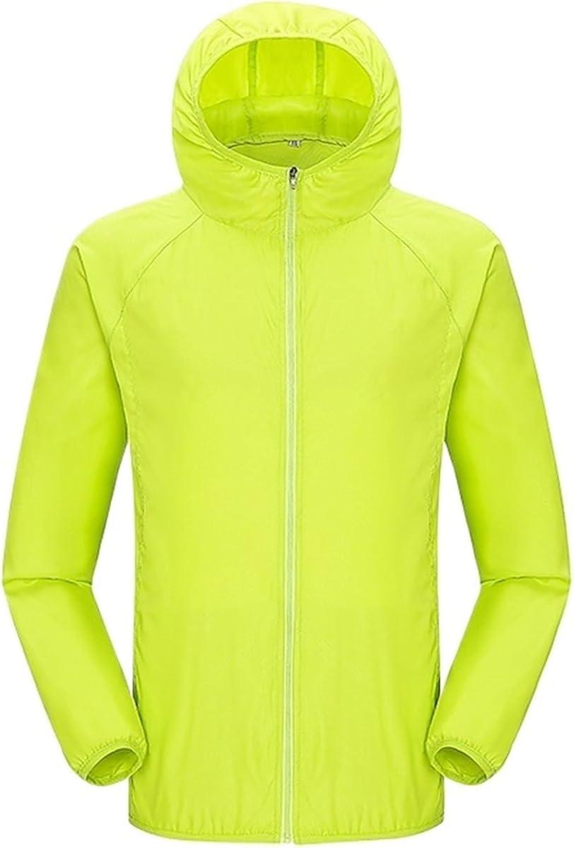 Waterproof Outdoor Jacket Men Women Hiking Camping Trekking Quick Dry Windbreaker Sun-Protective Rain Coat