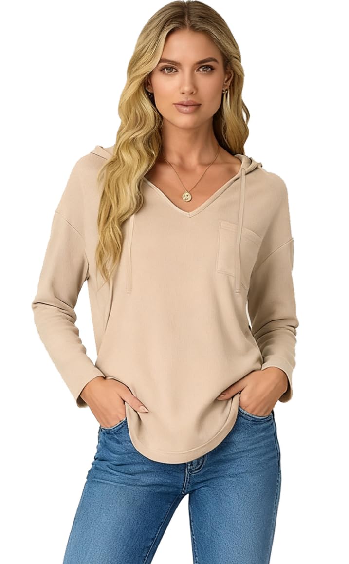 Enjyam Damen Hose Elegant Lange Palazzohose mit Taschen Weit