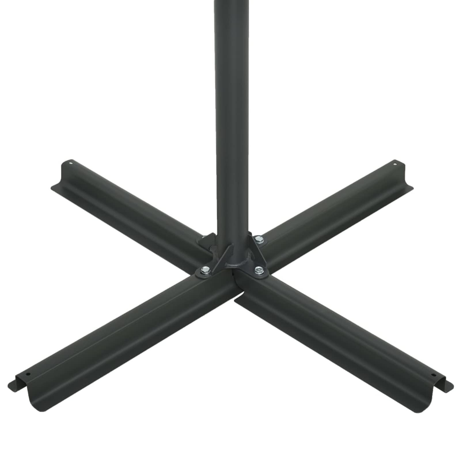 Homgoday Sombrilla de jardín con Palo de Aluminio Azul 460x270 cm Sombrilla de Jardín,Protección UV Sombrilla Jardín Grande Orientable Jardín Parasol Balcón