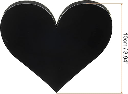 Miniatura 2 de PATIKIL Adhesivos de pared de acrílico 3D con espejo del alfabeto con símbolo, corazón, autoadhesivas, decoración del hogar, letrero de letra,