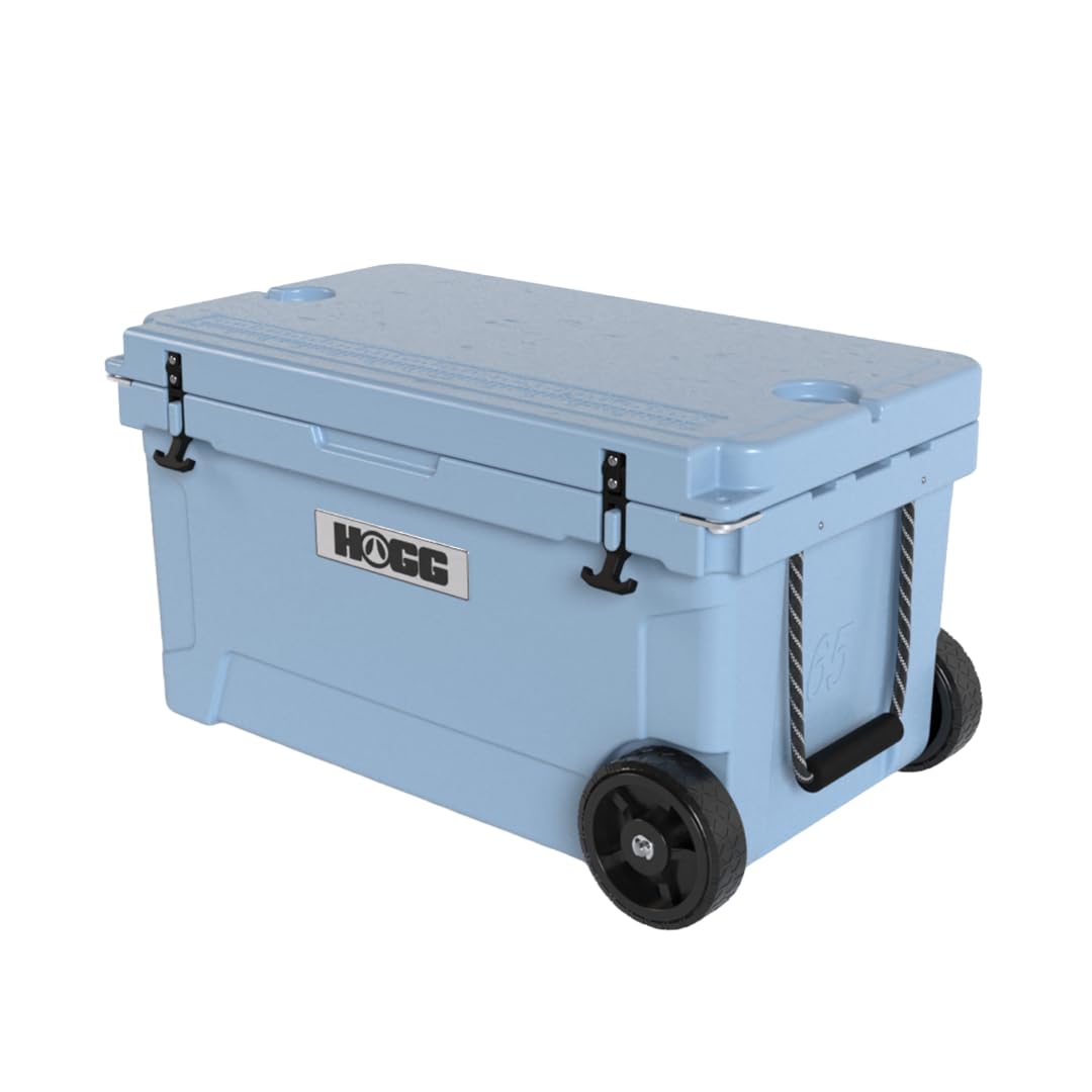Hogg Ice Cooler with Wheels and Handle 65qt