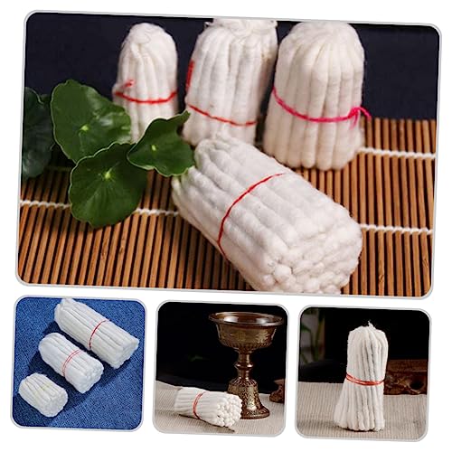 Mechas para velas SHINEOFI pack 10 piezas algodón sintético miniatura 5