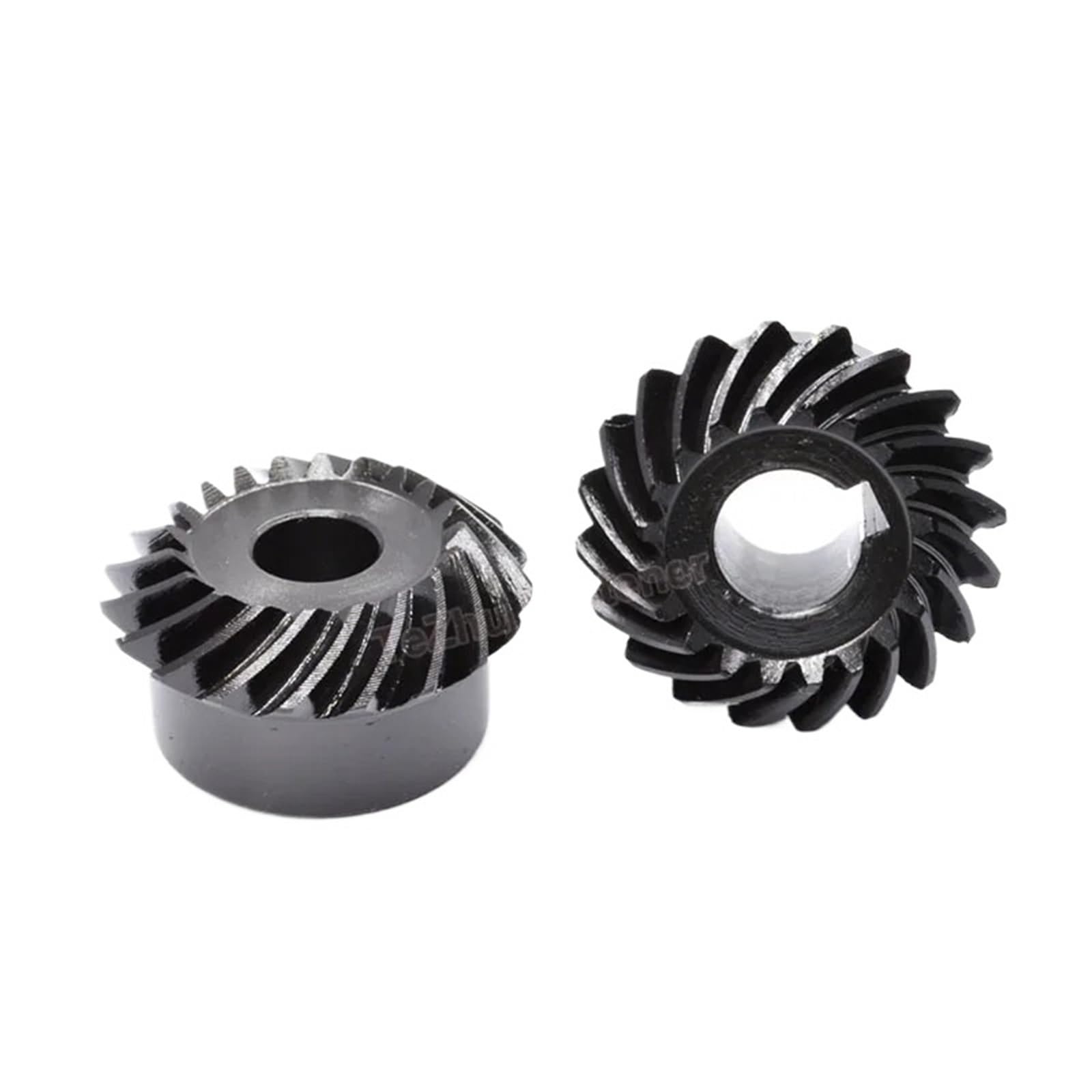 1 set 1:1 ingranaggi conici a spirale 1M 20 denti 25 denti 30 denti foro 6/8/10/12 mm 45# ingranaggio elicoidale in acciaio(6mm,1M 25Teeth)