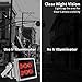 OHWOAI IR Illuminator, 6 LED IR Lights 850nm, Long Range Infrared Light, Outdoor Waterproof Lamp Night Vision, 10ft 12V 2A Power Supply