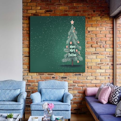 Impression sur toile arbre de Noël cadeau idéal décoration intérieure moderne